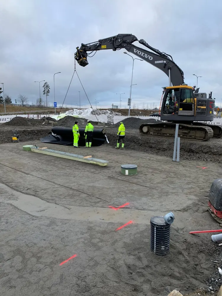 Työmaan mittaus ja valmistelu