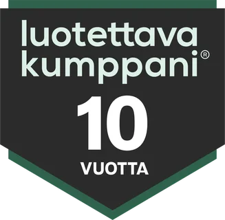 Luotettava Kumppani 10 vuotta